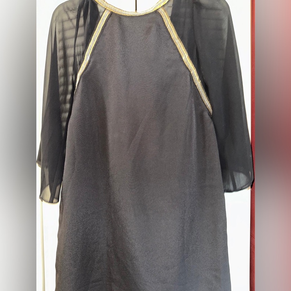 BCBG Generation Black Mini dress open back